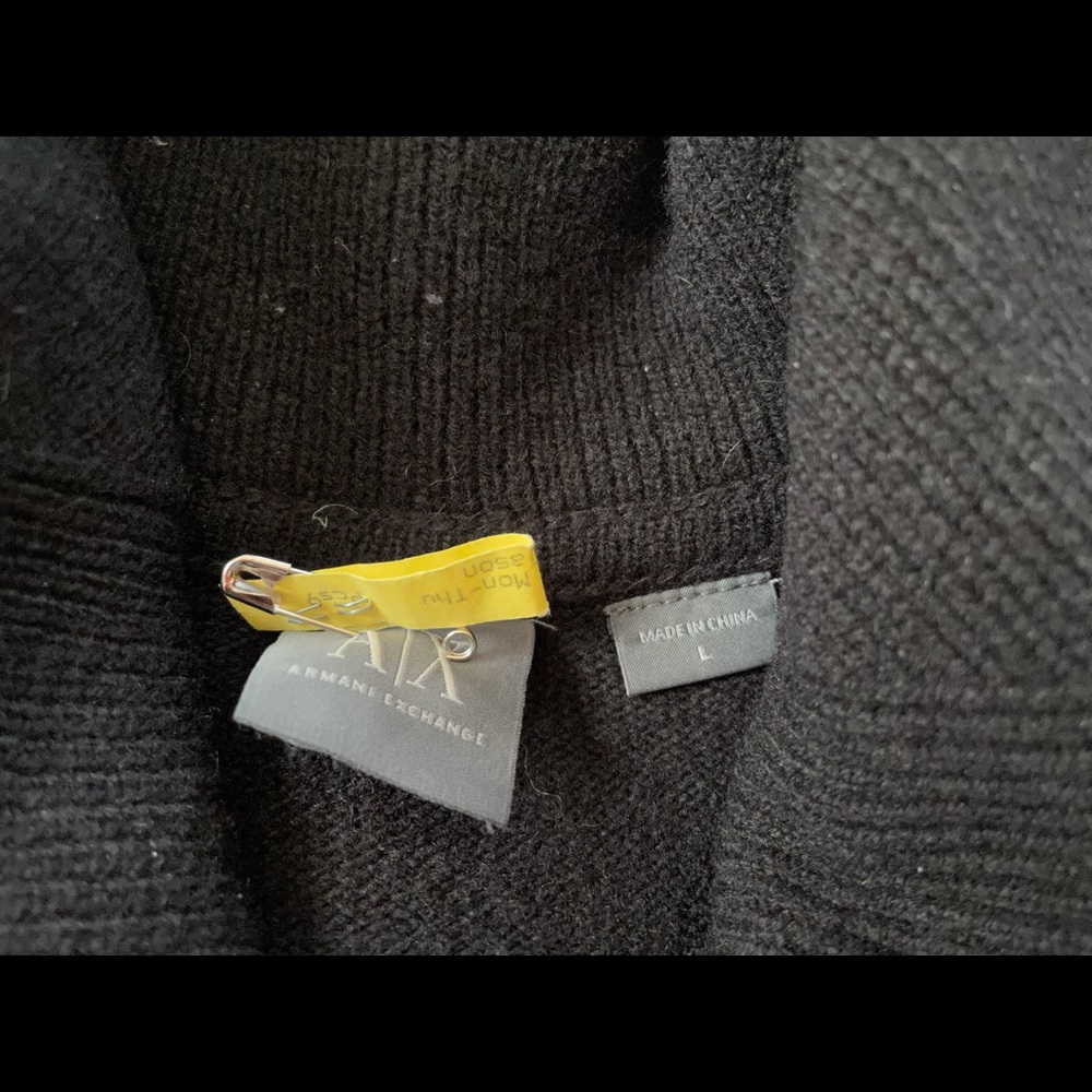 Armani Exchange High Neck Zip Sweater! - Picture 3 of 5